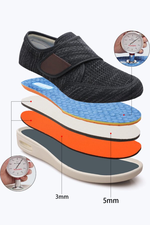 Chaussures décontractées pour diabétiques et pieds gonflés - DartyShoes