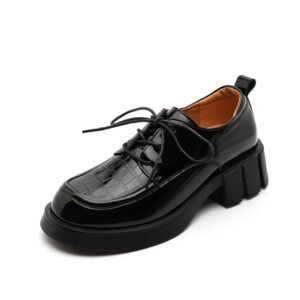 DartyShoes ® – Chaussures Oxford en cuir verni pour femmes