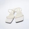 DartyShoes ® – Pantoufles blanches élégantes pour femmes