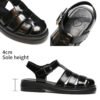 DartyShoes ® – Sandales gladiateur en cuir véritable pour femmes