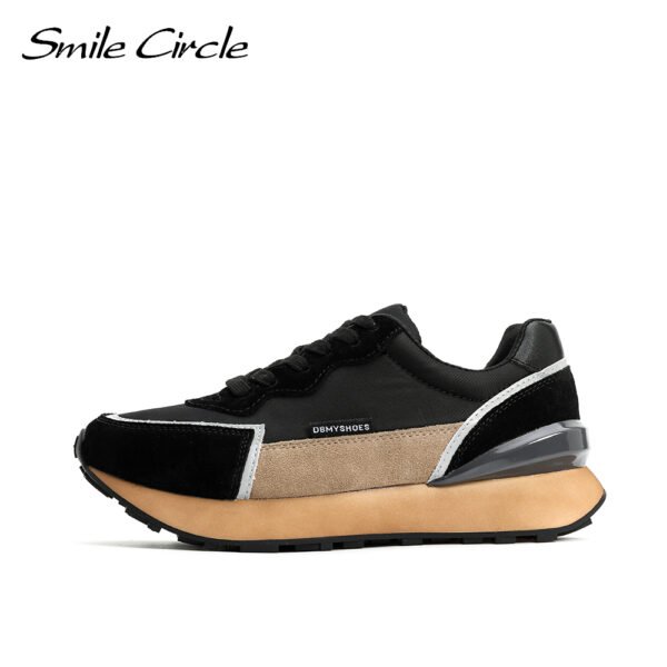 DartyShoes ® – Women’s Flat Sole Cowhide Sneakers
