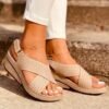 Sandales Confortables à bout ouvert femme - DartyShoes