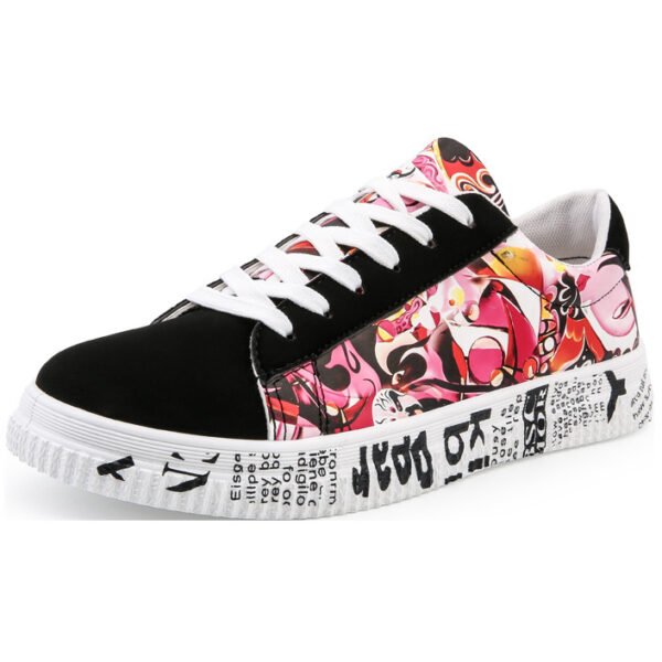 Baskets Confortables à motif Graffiti urbaine - DartyShoes