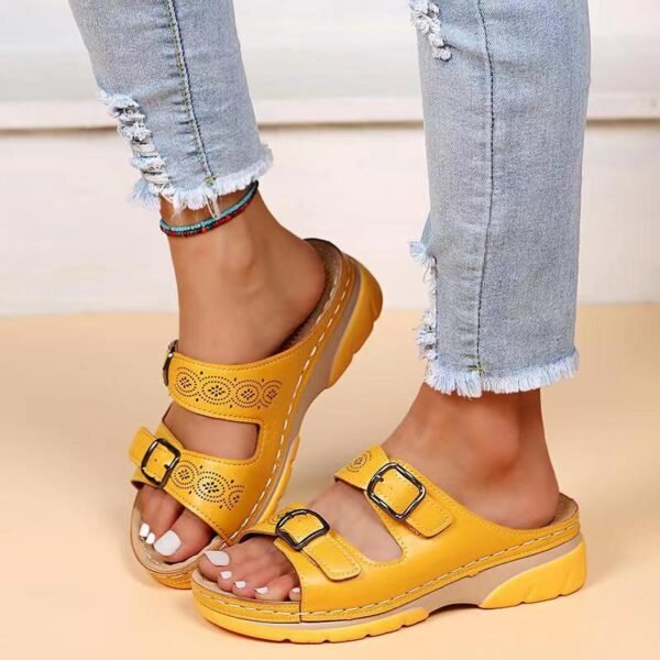 Sandales d'été à semelles compensées pour femme - DartyShoes